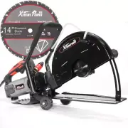 XtremepowerUS 2600W Portable Circular Concrete Masonry Brick Saw Cutter Wet/Dry