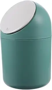 Zerodeko 1pc Garbage Can Trash Container for Cars Car Trashcans Car Bin Trash Can with Lid Mini Trash Bin Small Trash Bin Desktop Bin Mini Waste Basket Mini Wastebasket Can Pp Green