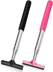 IsMwav Car Side Mirror Squeegee Car Mirror Squeegee Portable Car Squeegee Car Rearview Mirror Wiper Telescopic Mini Squeegee