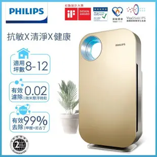 【免運費】【PHILIPS 飛利浦】Octopus高效濾淨空氣清淨機 AC4076(濾網AC4147)