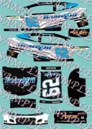 2022 Noah Gragson #62 Breadoil Cup 1/64 Peel&Stick Decals