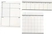 Generic 3pcs Multi Function Memo Pad Tearable Notepad for Daily Planning and Scheduling Note Accessory for Office Home Teachers and Travelers
