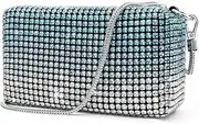 [Ledouze] Clutch Purses for Women, Evening Bag Sparkly Rhinestone purse with Detachable Chain