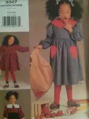 Vogue Sewing Pattern 9327 Girls Childs Dress Size 2-4 Uncut