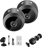 Secret Scope Camera, Secret Scope Mini Security Camera, WiFi Cameras Outdoor Wireless 1080p Hd, with Night Vision & Weatherproof Function (Black-2PCS)