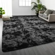 Shag Area Rug, 4 X 6 Tie-Dyed Plush Fuzzy Rugs for Living Room, Ultra Soft Fl...