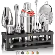 ® Mixology Bartender Kit Bar Set | 16-Piece Cocktail Shaker Set | Martini Bar...