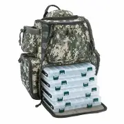 Piscifun Fishing Tackle Backpack Large Waterproof Tackle Bag Storage