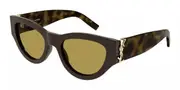 Saint Laurent SL M94 010 Men's Sunglasses Brown Size 53