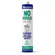 2x Selleys 290ml No Mould Resistant Silicone Sealant - Translucent