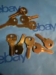 Lot Of 9 New ILCO 1000V CO26 Key Blanks Corbin Lock Co USA Uncut Locksmith