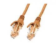 Cat 6 Ultra Thin Lszh Ethernet Network Cables Orange Color