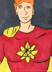 HYPERION Sketch Card by Kor Watkins - Squadron Supreme