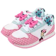 Minnie Mouse Big Pink Bow Girl's Runner Shoes Multi-Color