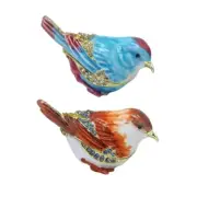 Versatile Sparrow Themed Jewelry Container Stylish Rings and Studs Display Box