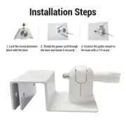 Gutter Mount For Mini Dish Angle Dish Gutter Mount Bracket WithAdapter♡