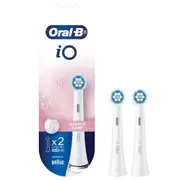 Oral-B iO SW-2 Sensitive White Replacement Brush Heads 2 Pack White for Oral-B iO Series Toothbrush [SW-2]