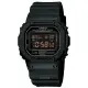 【CASIO 卡西歐】G-SHOCK系列 軍事風格炫黑方形電子錶(黑/紅 DW-5600MS-1)