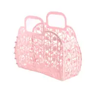 Bathroom Hollow Washing Storage Basket Removable Shower Basket Plastic Bath3608