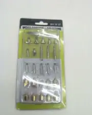 60W Wood Burning Pen Set Tips Stencil Solder Iron Tools Pyrography Crafts