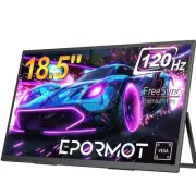 EPORMOT Portable Monitor 18.5 inch 120hz for Laptop, FHD 1080P Portable Gamin...