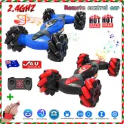 Gesture Sensing Remote Control RC Stunt Car Off Road Double Sided 4WD Flip Toy T