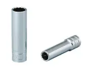 KTC B3L-14W, 3/8in Sq. Deep Socket (12Pt.), 14mm