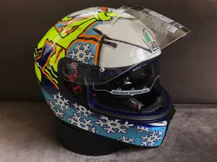 阿群部品 義大利 AGV K3-SV MISANO 2015 WINTERTEST 雪人帽 ROSSI 選手配色 亞洲版 ASIAFIT PINLOCK