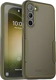 [Poetic] Neon Case Designed for Samsung Galaxy S23 Plus 5G 6.7 inch, Dual Layer Heavy Duty Tough Rugged Lightweight Slim Shockproof Protective Case 2023 New Cover for Galaxy S23+ 5G, Military Green