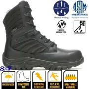 Bates 8" Men's Tactical Waterproof Boots Nano-Composite / Soft Toe EH ASTM Rated