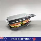 Cafe Press Stainless Steel 4 Piece 2 Sandwich Maker Grill Toasted Toaster Chrome