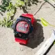 【CASIO 卡西歐】G-SHOCK 25周年金屬手錶-黑紅(GM-6900B-4)