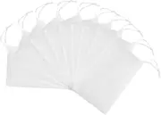 VICASKY 20pcs Drawstring Soap Pouch Foaming Net for Facial Cleansing Easy Maker Quick Drying Soap Saver Comfortable Texture for Utilization White