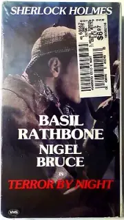 Terror By Night ~ Sherlock Holmes / Basil Rathbone & Nigel Bruce VHS 2002 NEW