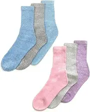 [Undercover] Ladies Cotton Rich Boot Outdoor Walking Breathable Socks (6 or 12 Pairs)