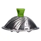 Steamer Stainless Steel Vegetable Drain Rack Folding Steamer Cookware NU