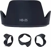 HB-25 Lens Hood Compatible with AF Zoom-Nikkor 24-85mm f/2.8-4D IF and AF-S VR Zoom-Nikkor 24-120mm f/3.5-5.6G IF-ED Lens Replaces HB-25