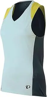 [Pearl iZUMi] Women's Launch Short Sleeve Jersey, Skylight/Blue Steel, Large