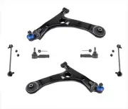 Front L + R Lower Control Arms BJ Tie Rods & Links For Toyota Corolla 14-2019 (for: Toyota)