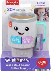Fisher-Price Laugh and Learn Wake Up and Learn Coffee Mug Toy