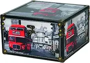 Kleiber 91979 London Storage Chest Box Large Storage Box, Box, Wood, black, 30 x 18 cm