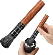 Coffee Grinder Cleaner | Wooden Handle Espresso Powder Cleaner - 16.9cm Flexible Coffee Powder Brush, Soft Espresso Machine Cleaning Brush for Home, Studio, Coffee Shop