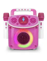 [Singing Machine] Mini Sparkle Bluetooth Karaoke Speaker in Pink