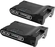 Lithium-ion Battery Rechargeable Battery 25.2V 4.0Ah, Compatible for Shark XBAT200 IF200 IF201 ION Flex, Cordless Vacuum Cleaner Replacement Battery(2PCS)