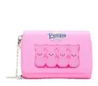Betsey Johnson Kitsch Peeps Large Wallet On A Chain Pink NWT