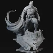 1/4 Butmen Gotham Vigilant 3D Print Garage Kit Model Kit Unpainted Unassemble GK
