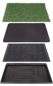 Artificial Fake Grass Pee Pads 4-Layer for Dogs and Small Pets