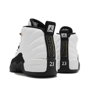 Nike 籃球鞋 Jordan 12代 Retro PS 中童鞋 Royalty 經典 AJ12 復刻 皮革 TAXI 白黑 151186170 151186-170 17cm WHITE/BLACK