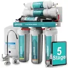 NU Aqua 100GPD Under Sink Reverse Osmosis Water Filter System With Booster Pump