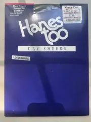 Hanes Too Day Sheers Pantyhose Control Top Barely Black Sz EF Slightly Imperfect